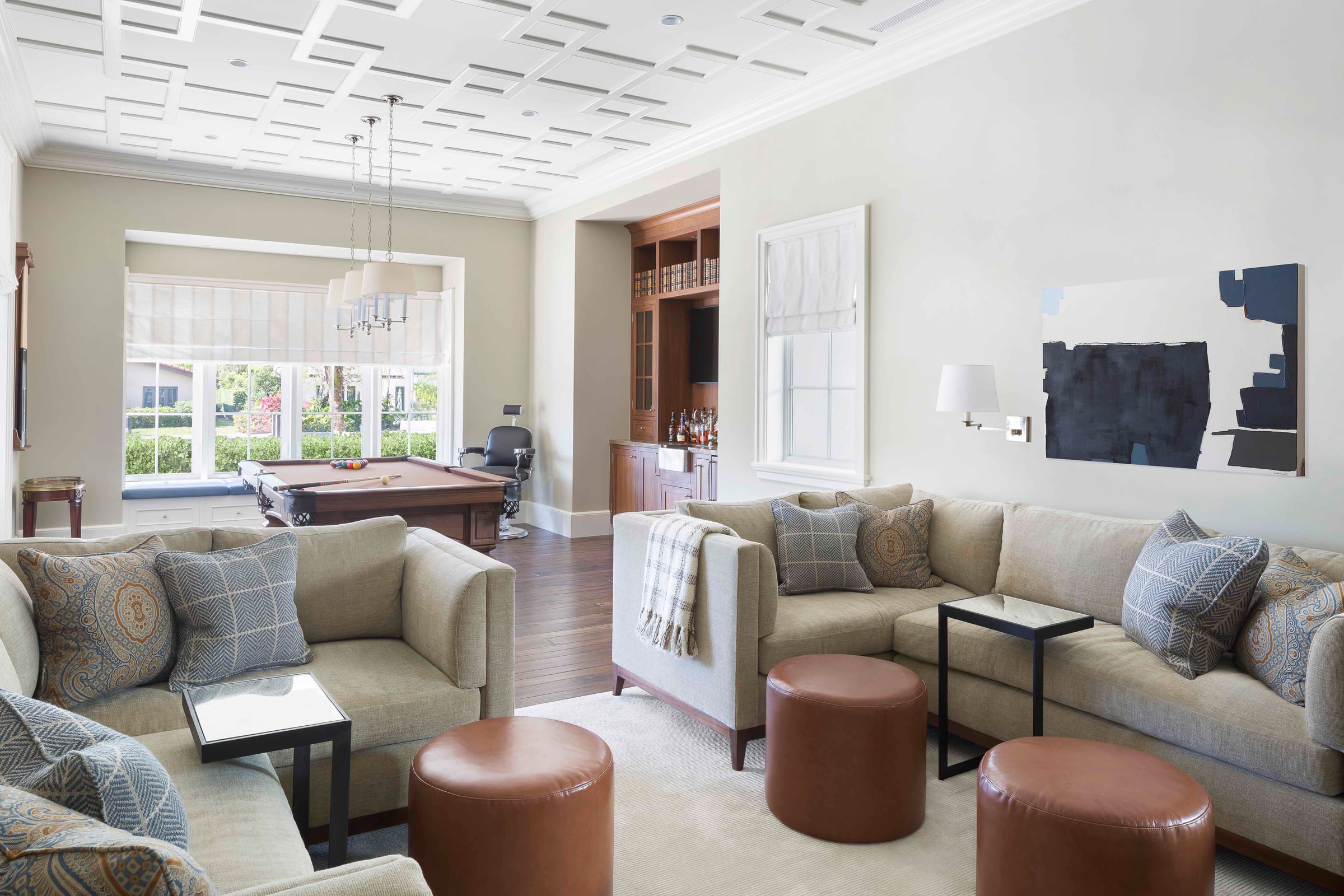 Family room and billiards