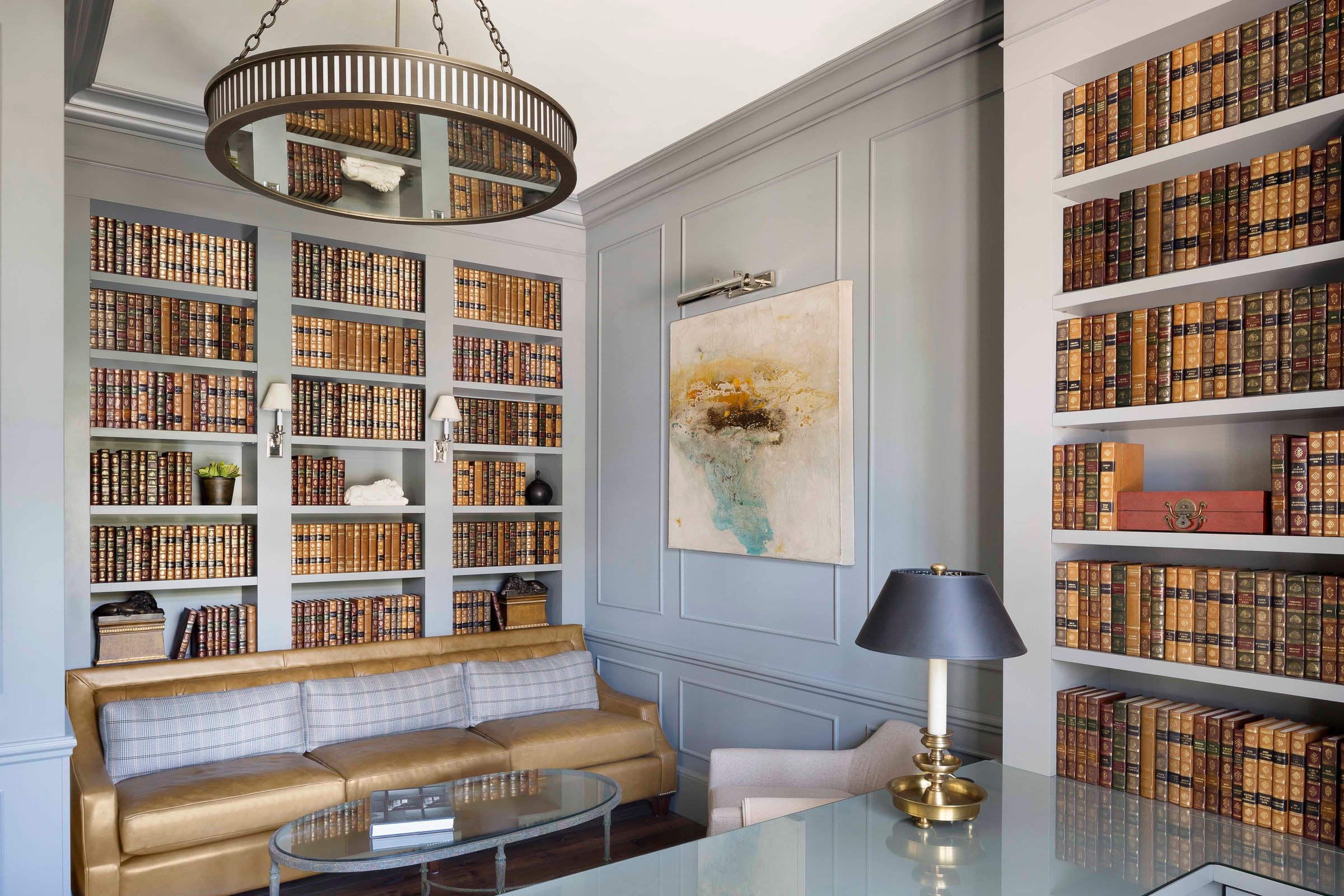 Library in gray