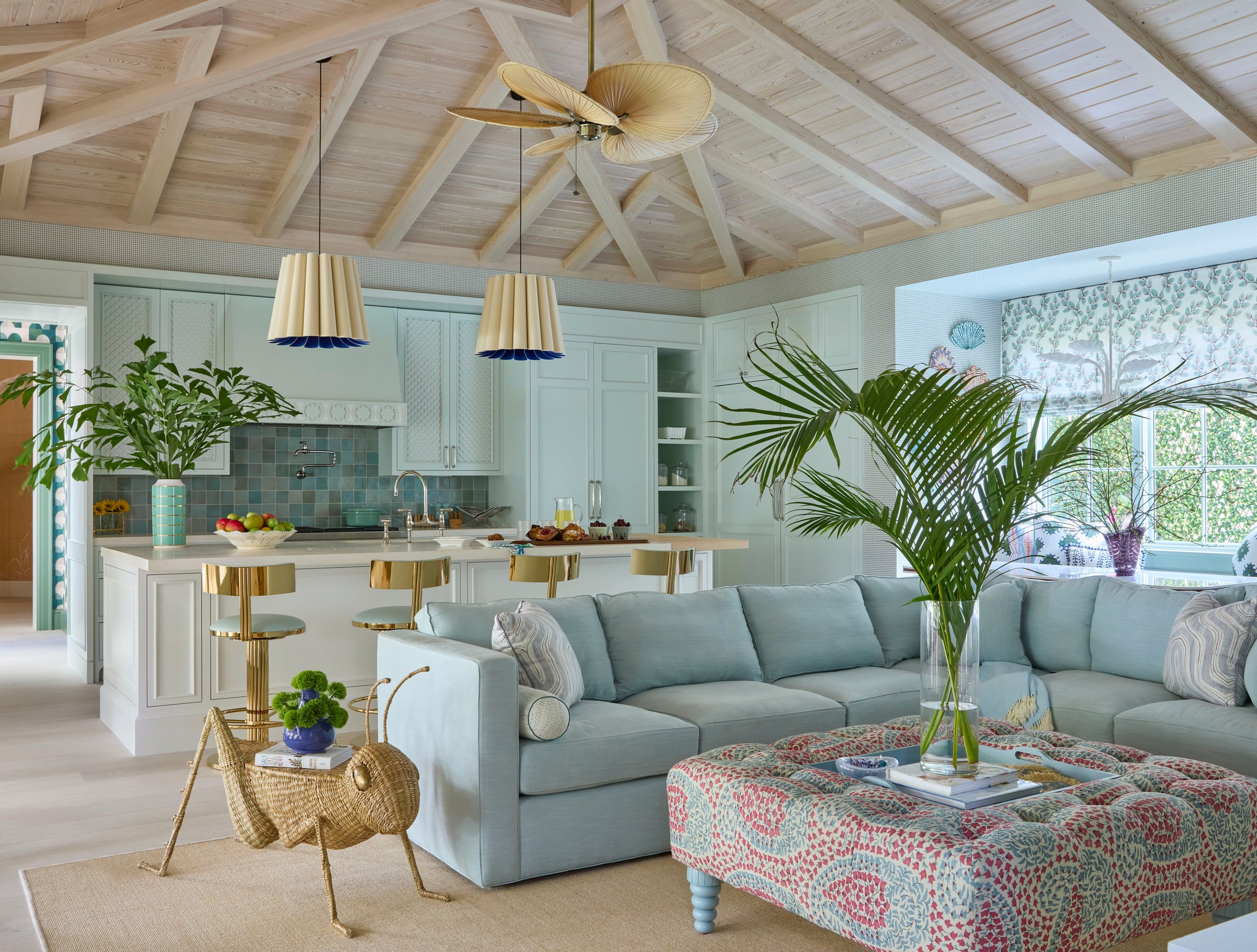 Living room, natural light held all day
